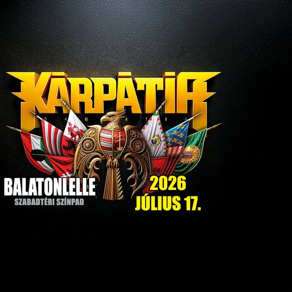 Kárpátia koncert Balatonlellén, 2026. július 17-én, szabadtéri színpadon.