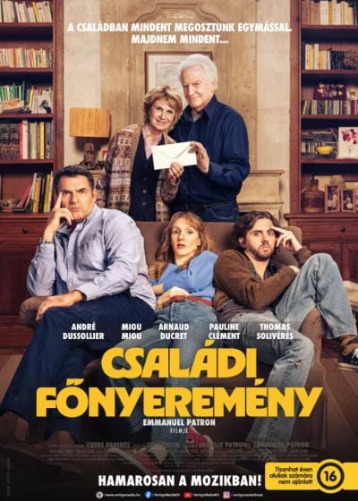 Családi főnyeremény plakátja Csopak Kertmozi