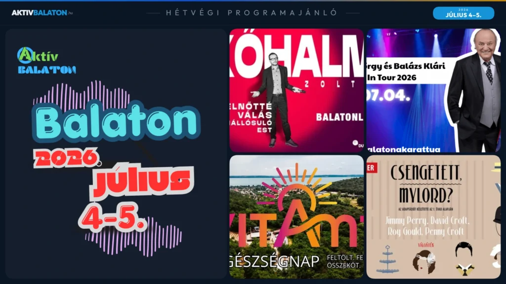 Hétvégi programok a Balatonnál –